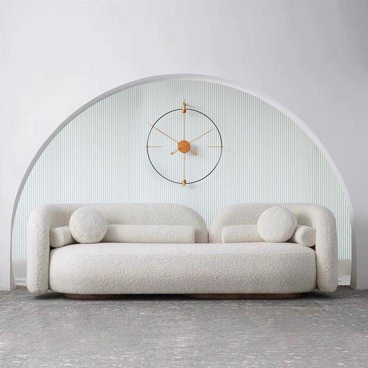 Pompeii Sofa Urban Crescent Interior White 